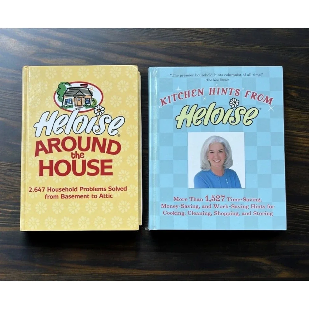Kitchen Hints From Heloise & Heloise Around The House Books VERY GOOD